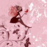 fairy pattern grunge
