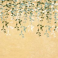 abstract leaves with vintage background N2