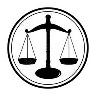 Balance grunge stamp