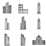 Vector Skyscraper Illustrations N3