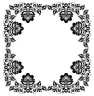 Black And White Vintage Frame N2