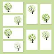 Green trees beautiful background for your design