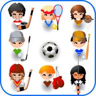 collection of sports vector