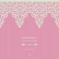 Vector seamless border in Victorian style N46