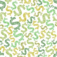 Dollar seamless pattern economy and money theme vector backdrop