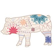Vintage pig