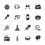 Celebration Silhouette Icons