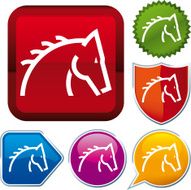 icon series horse (vector)