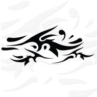 silhouette of tattoo N2