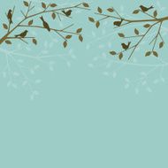 birds on branches N5