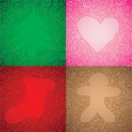 Swirly Holiday Icons