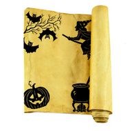 Halloween scroll isolated