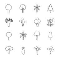 Tree icons N16