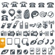 Set of communication icons N4