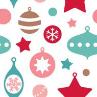 Cute christmas toys seamless pattern N3