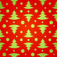 Stylized christmas tree decorative seamless pattern N2