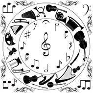 Musical clock