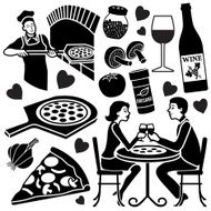 pizza date design elements N2