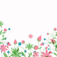 Vector floral background N84