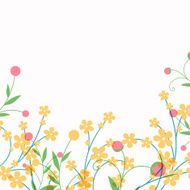 Vector floral background N85