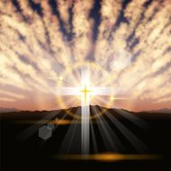 Sunrise and Sunlight cross