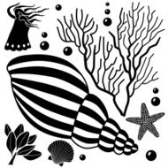 sea life design elements N10