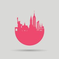 new york skyline N21