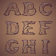 Halloween decorative alphabet Part 1 N4