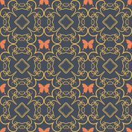 Damask seamless pattern N606
