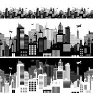Cityscape siluette