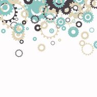 Vector Abstract Cog Wheels N6