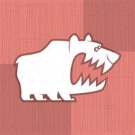 angry bear symbol