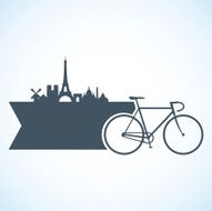 Paris cycle banner