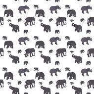 Seamless Pattern of Elephant