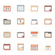 calendar icons vector N3
