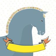 Card With Horse