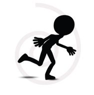 3d man in running pose N6