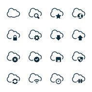 Cloud Network Icons N3