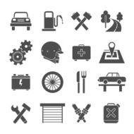 Auto Service Icons Set N2