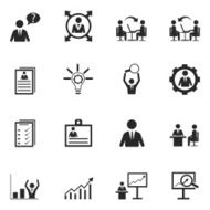 Business flat icons N20