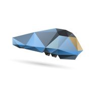 Train abstract isolated on a white backgrounds vector illustration N2