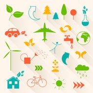 Vector Ecology Icons N3
