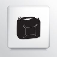 Square Icon With Gas Can N2