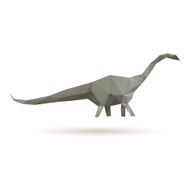 Dinosaur abstract isolated on a white backgrounds vector illustration N4