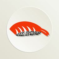 Sushi Restaurant Icon Shrimp And Rice N2