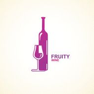 Stylized wine icon N2