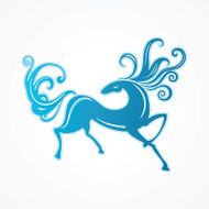 Blue horse N4