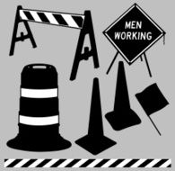 Road Construction - Traffic Cones and Barriers N2