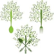 organic food trees