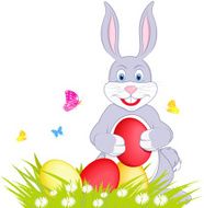 rabbit with eggs